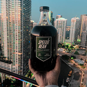 64oz Miami Cold Brew Coffee <br>Eco-Friendly Glass Bottle